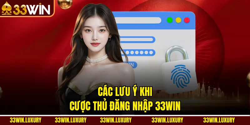 Các Lưu Ý Khi Cược Thủ Đăng Nhập 33win
